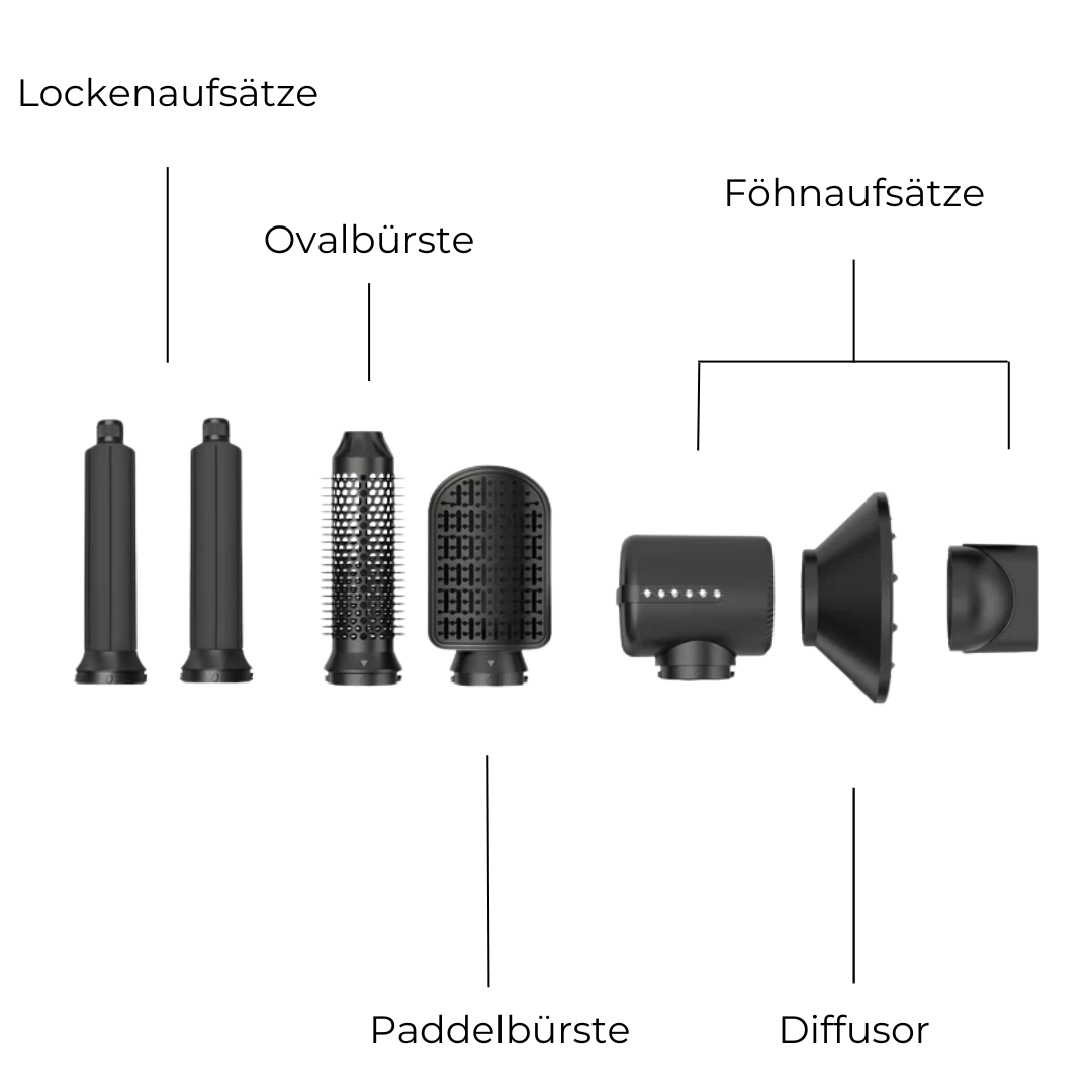 HiBabe's - 7in1 Luxus Haarstyler